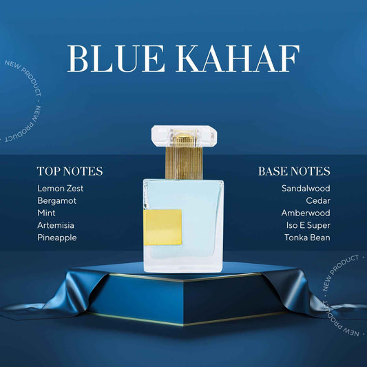 Kahaf Blue Attar | Aqua Fresh Unisex Fragrance 15ml