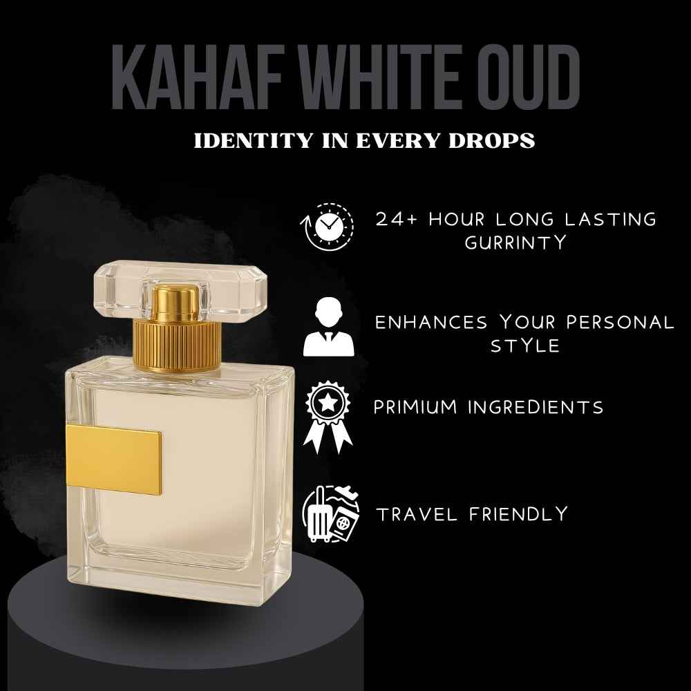 Kahaf White Oud Attar | Pure Luxury Oud Unisex 15ml